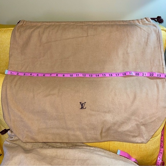Louis Vuitton Dust Bag, Large, LV Monogram Drawstring - Picture 3 of 8